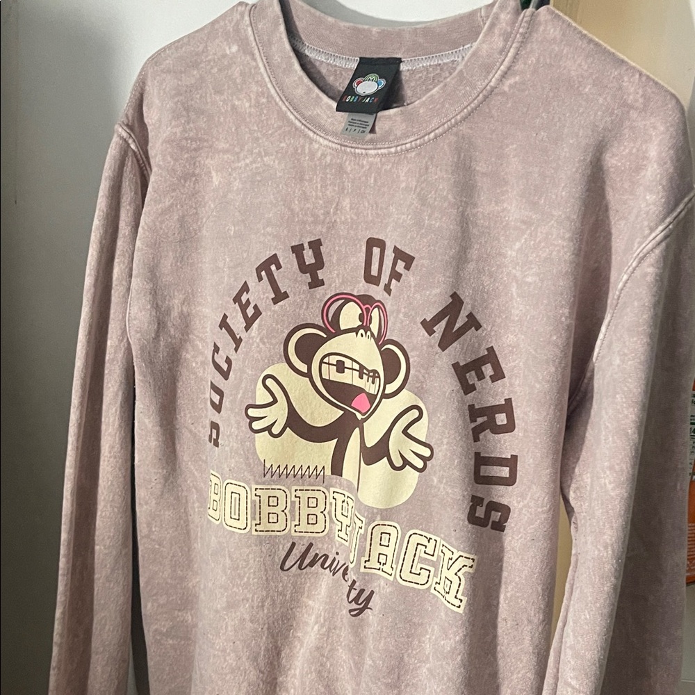 Bobby Jack Women's Mauve Crew Neck Sweater